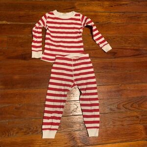 Hanna Andersson organic cotton striped pajama set 3T
